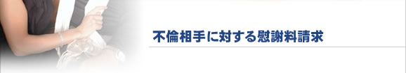 不倫相手に対する慰謝料請求-慰しゃりょう請求サポート委員会