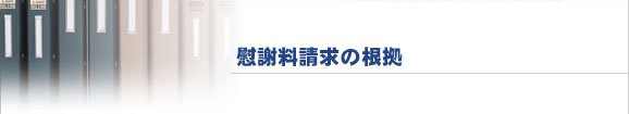 慰謝料請求の根拠-相談 根拠