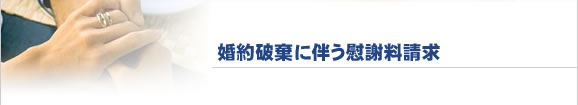 婚約破棄に伴う慰謝料請求