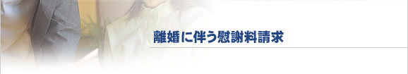 婚姻解消に伴う慰シャ料請求-慰しゃりょう請求サポート-相談