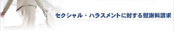 セクシャル・ハラスメントに対する慰しゃりょう請求 セクシャル・ハラスメント